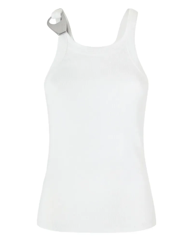 Pinko Geripptes Tanktop - Weiß Weiß