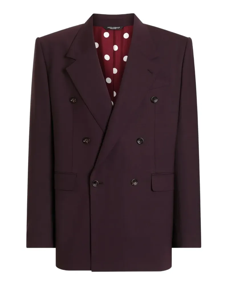 Dolce & Gabbana Palermo Jacke aus Wolle - Violett Violett