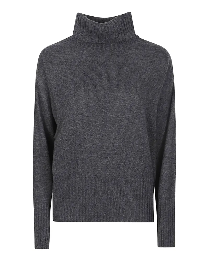 ARAGONA roll-neck cashmere sweater - Grau Grau