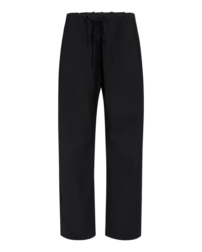 KHAITE Rohen Hose - Schwarz Schwarz