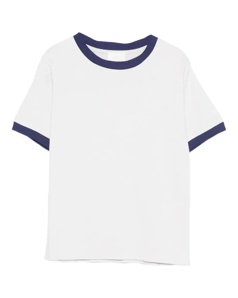 A.P.C. contrasting-trim T-shirt - Grau Grau
