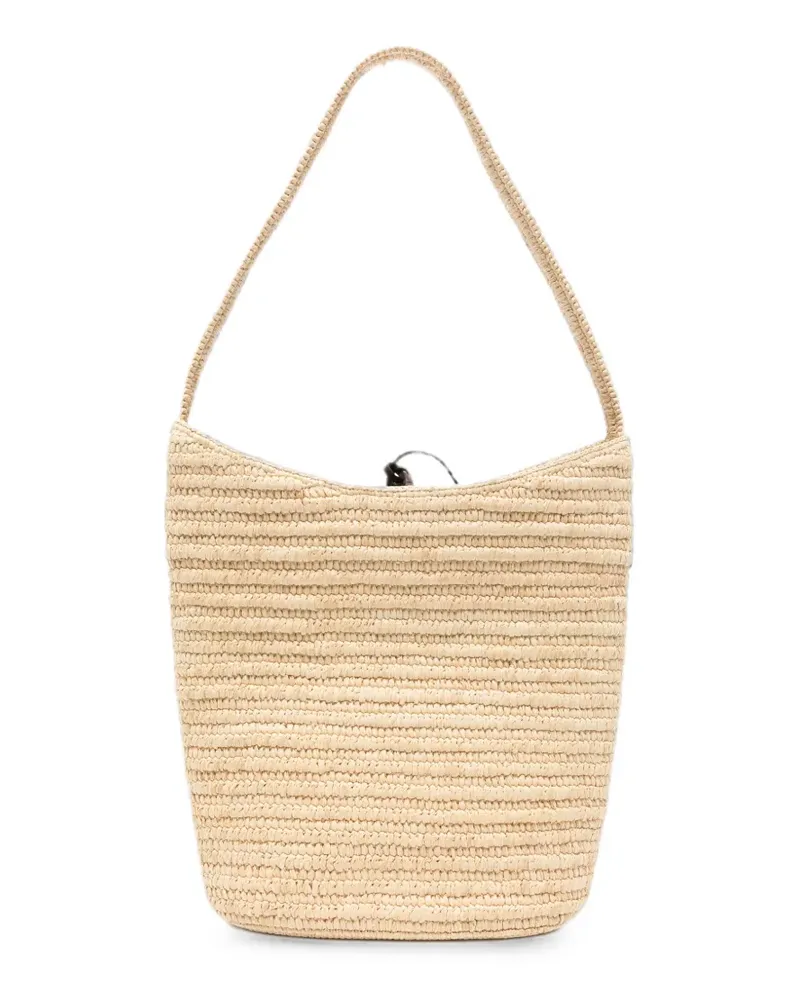 The Row Gewebte Alma Schultertasche - Nude Nude