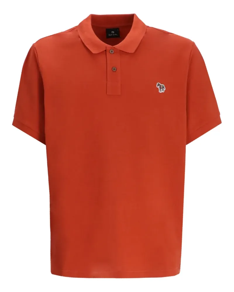 Paul Smith Poloshirt mit Zebra-Patch - Rot Rot
