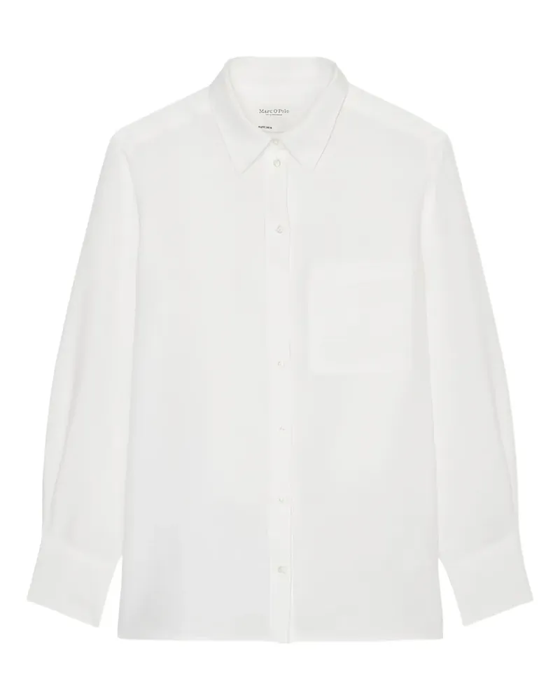 Marc O'Polo Langärmeliges Hemd - Weiß Weiß