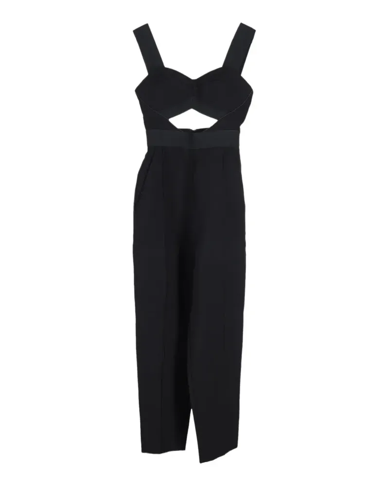 Self-Portrait Lulu cutout jumpsuit - Schwarz Schwarz