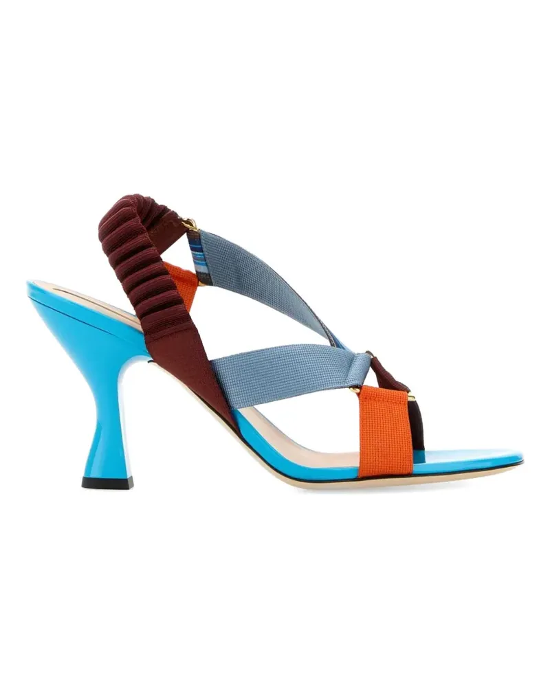 Fendi Iconic Colibrì Sandalen - Blau Blau