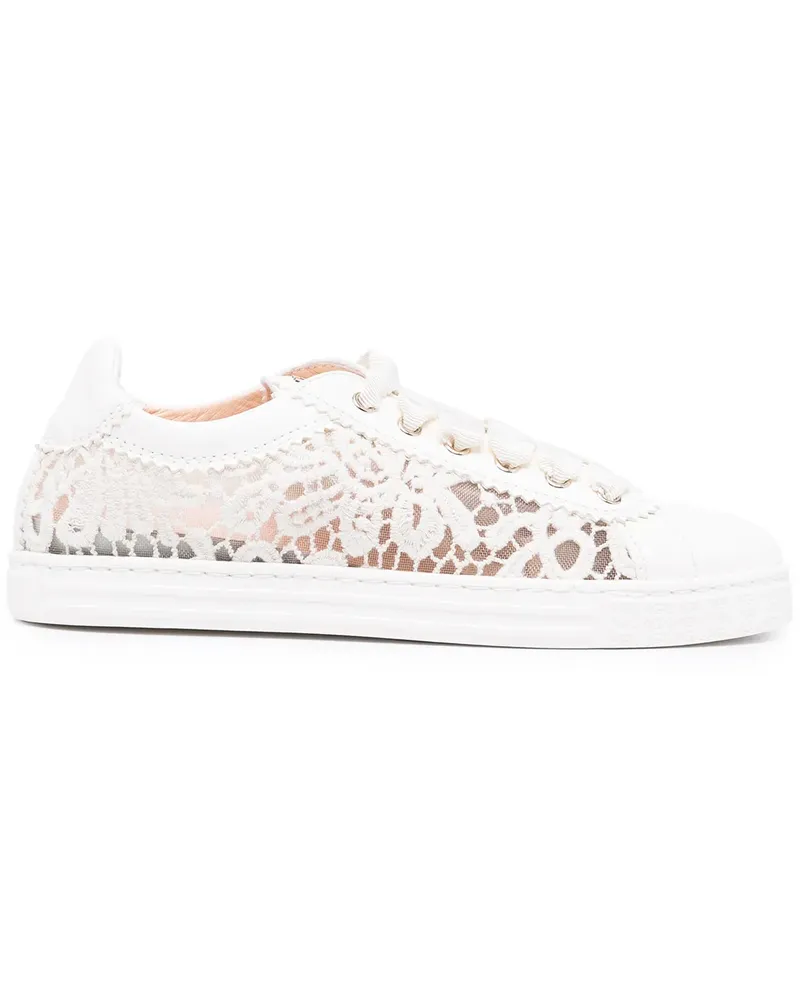 Attilio Giusti Leombruni Sneakers mit Schnürdetail - Weiß Weiß