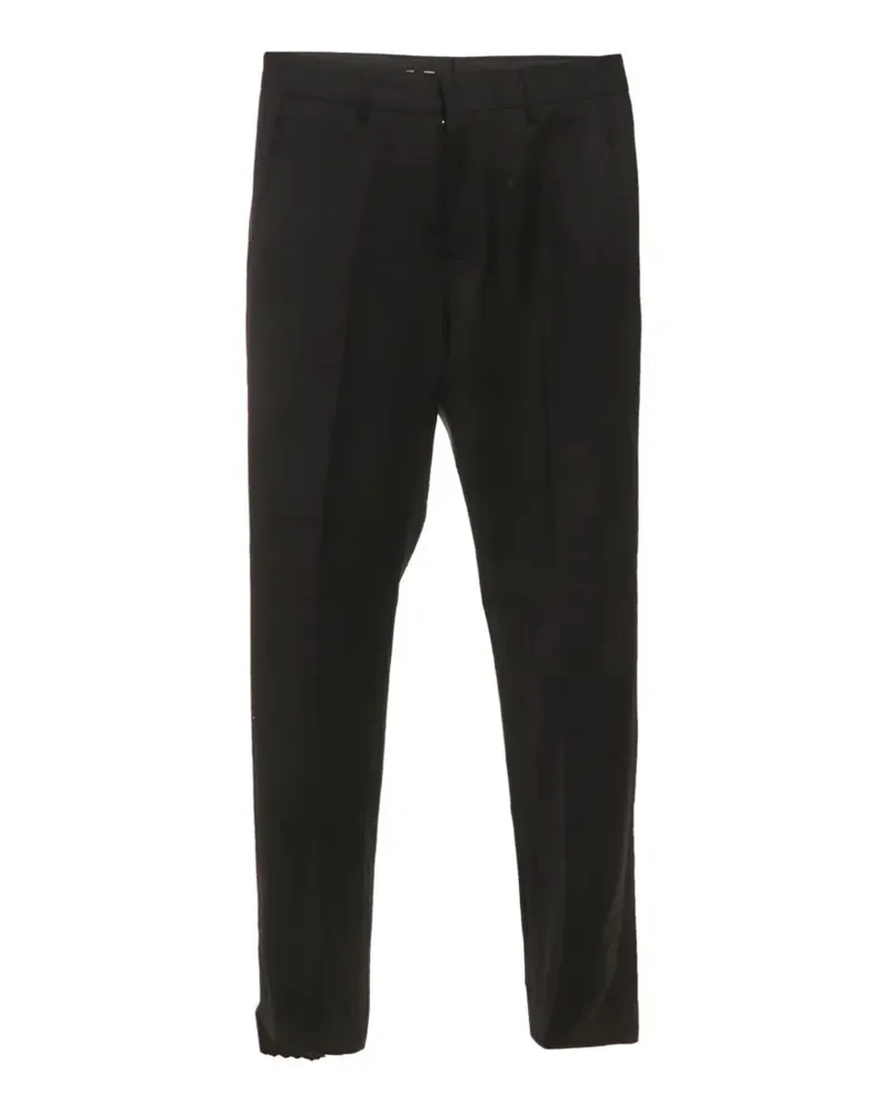 HUGO BOSS Hose aus Gabardine - Schwarz Schwarz