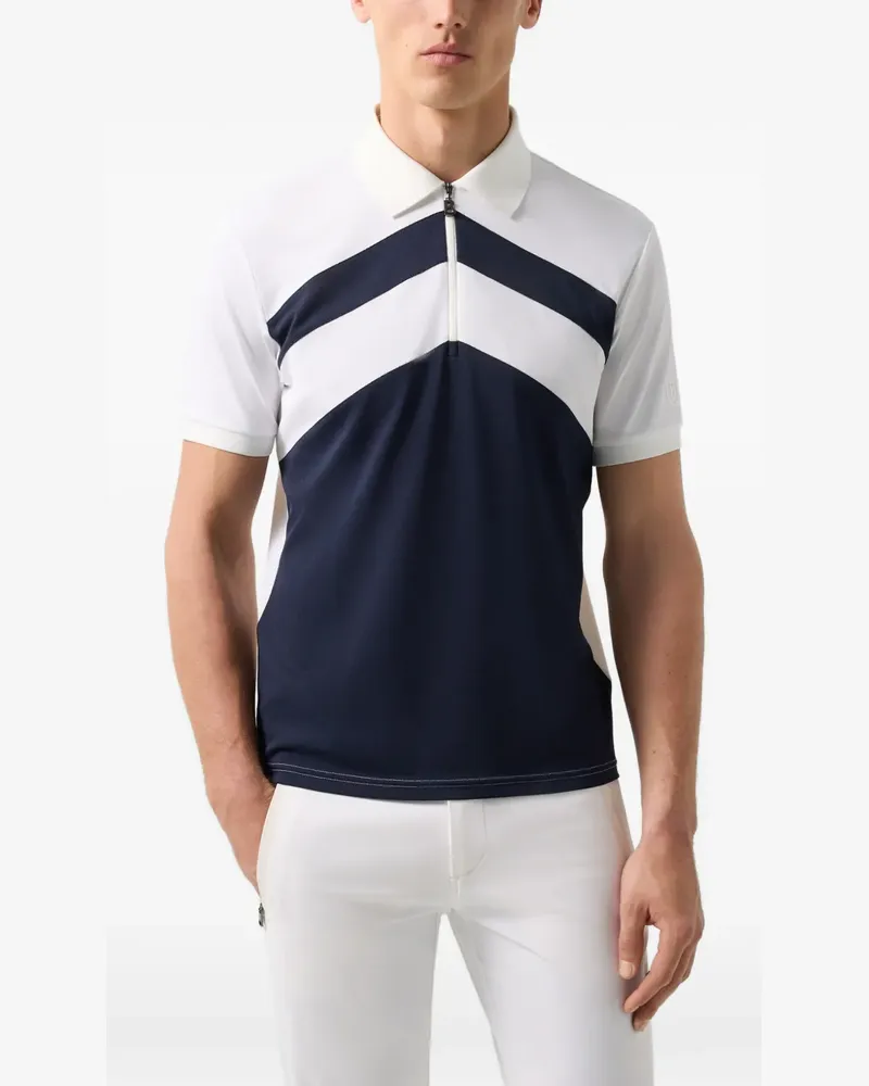 Bogner Cuno Poloshirt in Colour-Block-Optik - Weiß Weiß