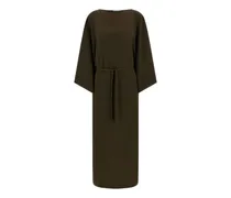 Kleid mit Kimono-Ärmeln - Braun