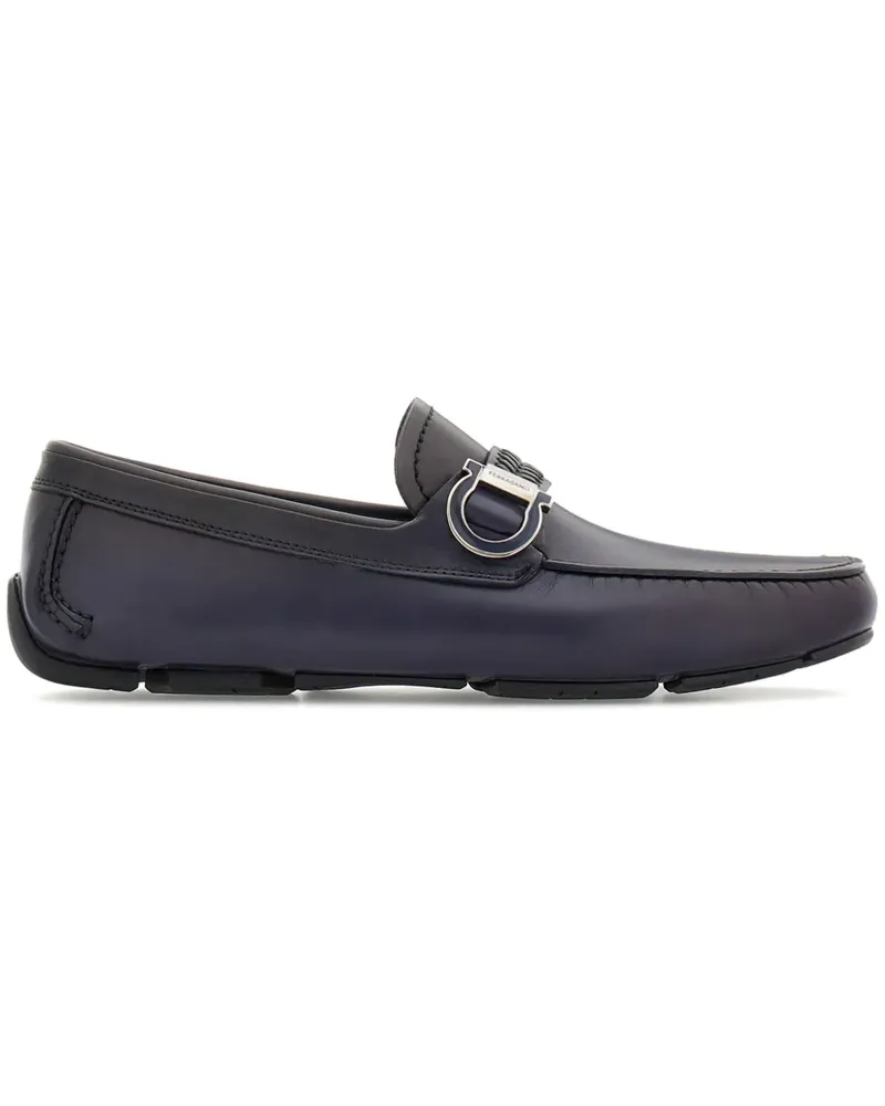 Ferragamo Loafer mit Gancini-Schild - Blau Blau