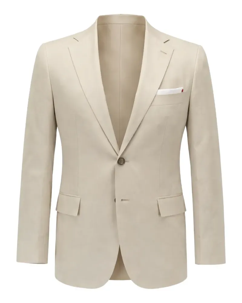 Kiton Einreihiger Anzug - Nude Nude