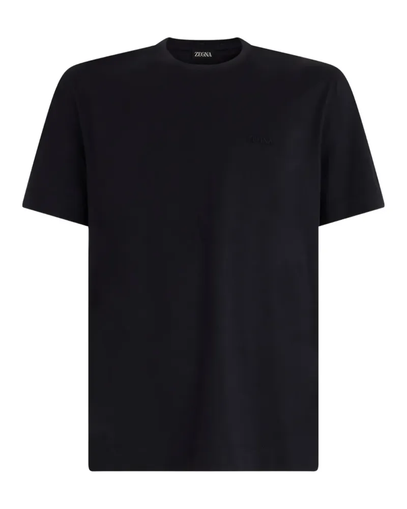 Ermenegildo Zegna T-Shirt mit rundem Ausschnitt - Blau Blau