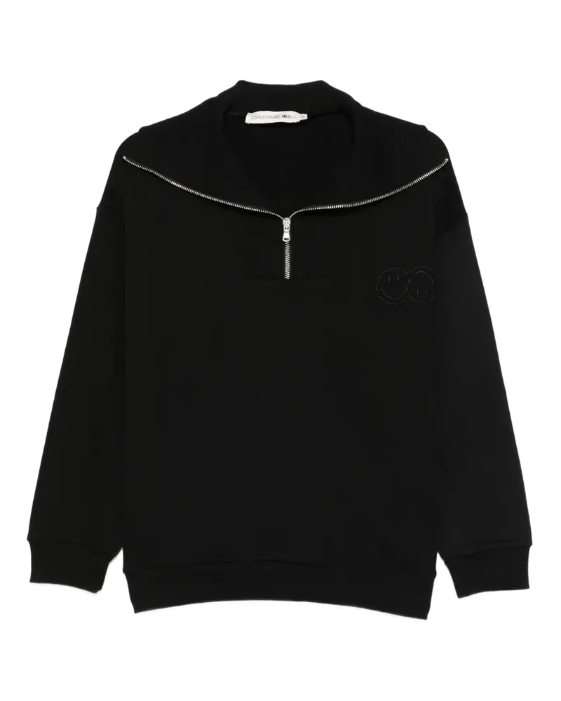 Joshua Sanders Sweatshirt mit Reißverschluss - Schwarz Schwarz