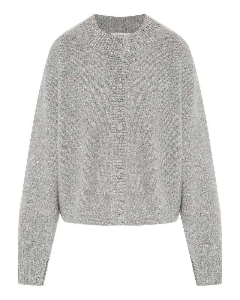 Frame Denim long-sleeve cashmere cardigan - Grau Grau