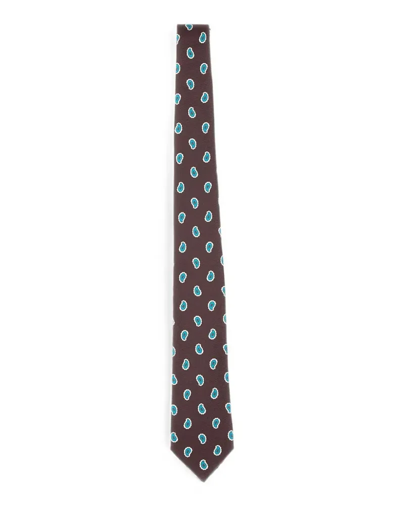 Kiton paisley-pattern tie - Braun Braun