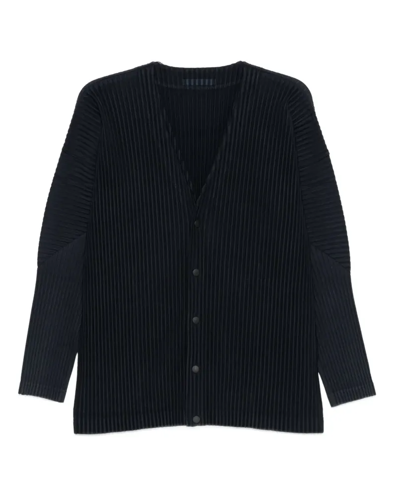 Issey Miyake Geknöpfter Cardigan - Blau Blau