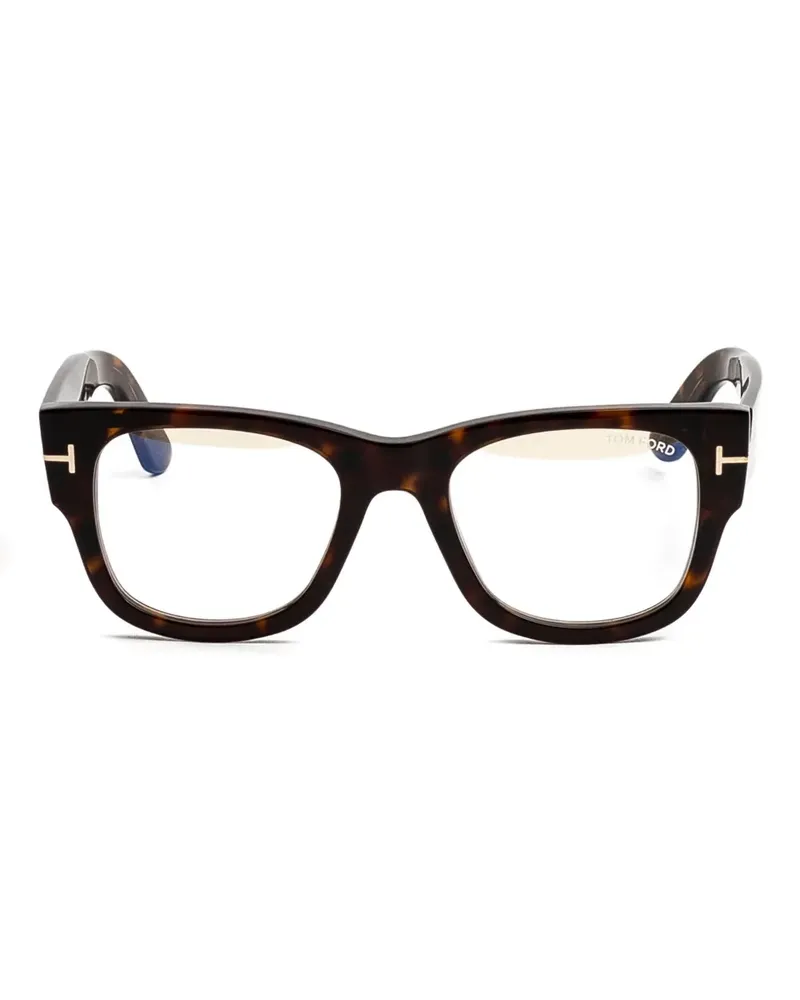 Tom Ford Edel Clip-On-Brille - Braun Braun