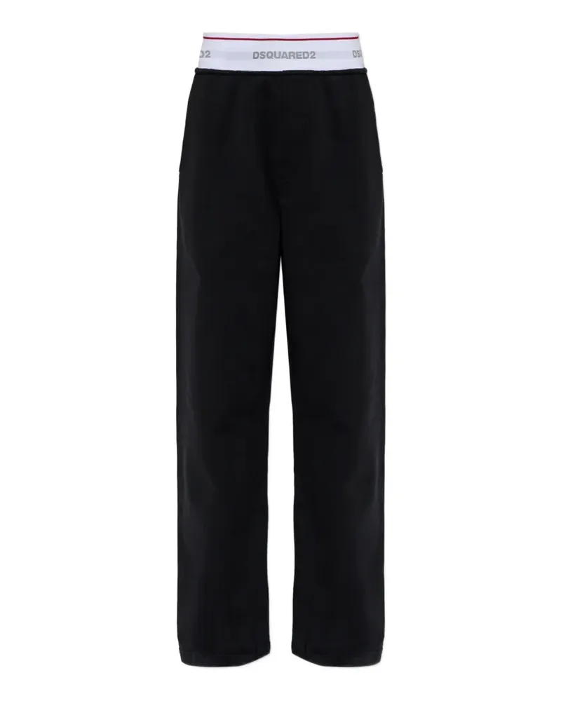 Dsquared2 Jogginghose mit Logo - Schwarz Schwarz