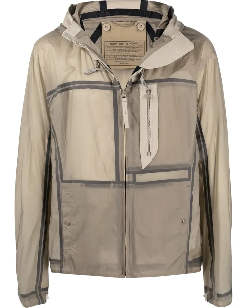 Ten c Leichte Jacke mit Reißverschluss - Grau Grau