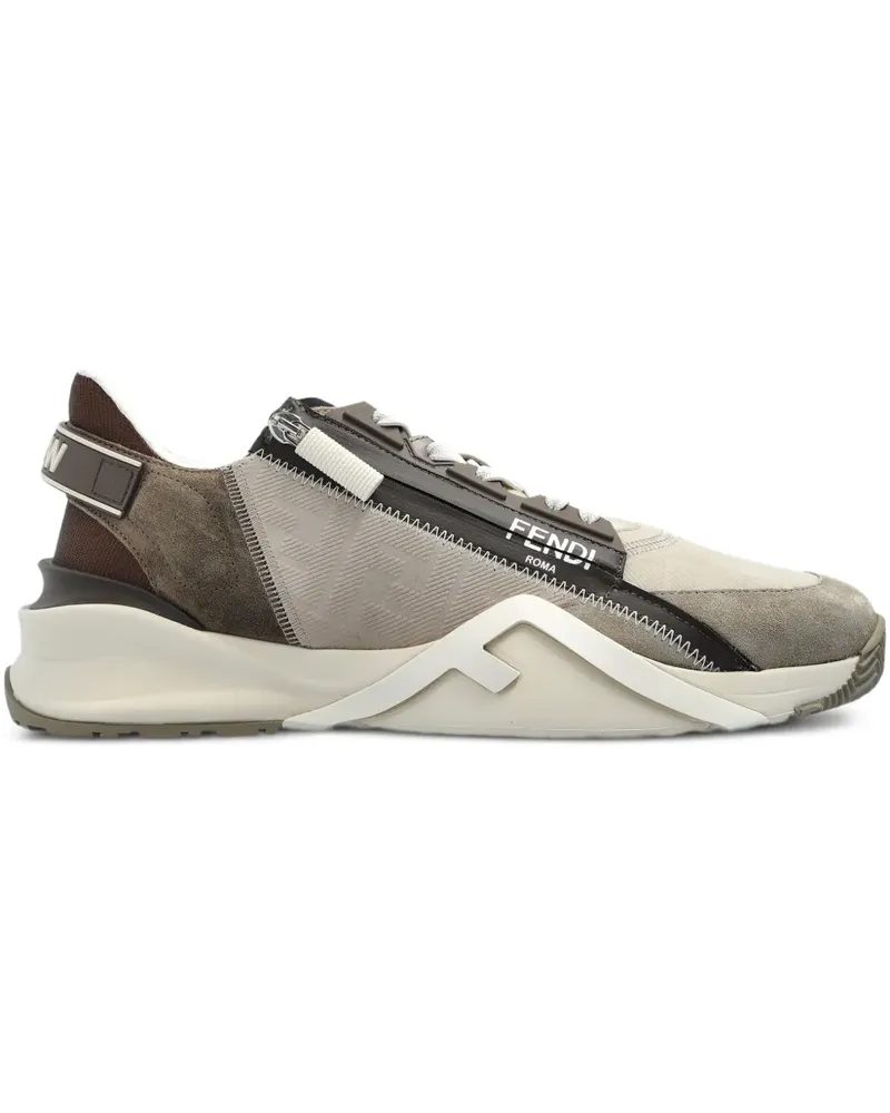 Fendi Flow Sneakers mit Einsatz - Nude Nude