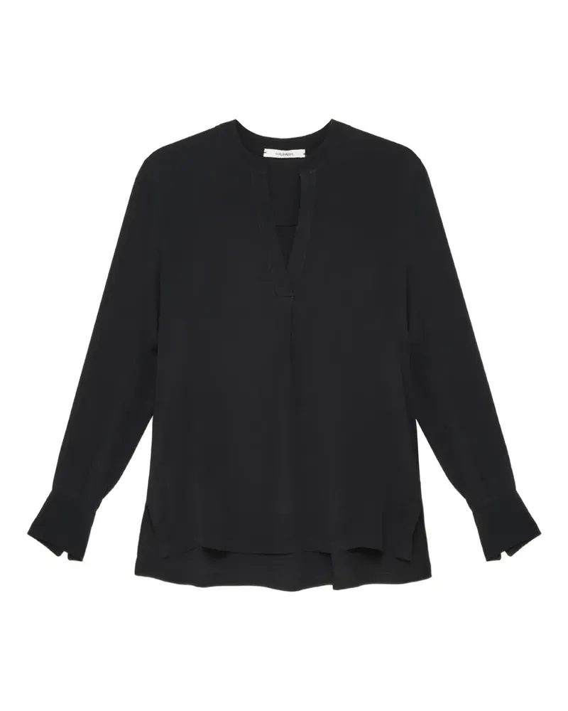 Maliparmi long-sleeve V-neck shirt - Schwarz Schwarz