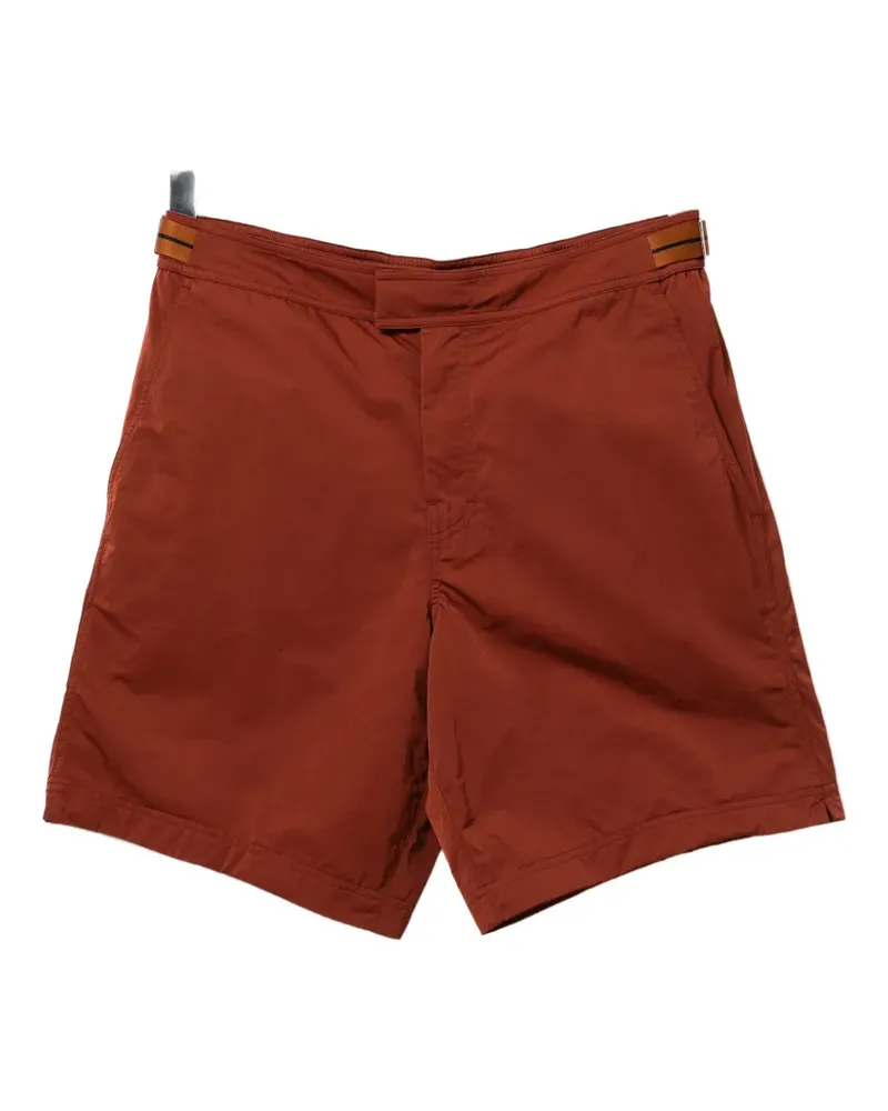 Ermenegildo Zegna buckle-fastening swim shorts - Braun Braun