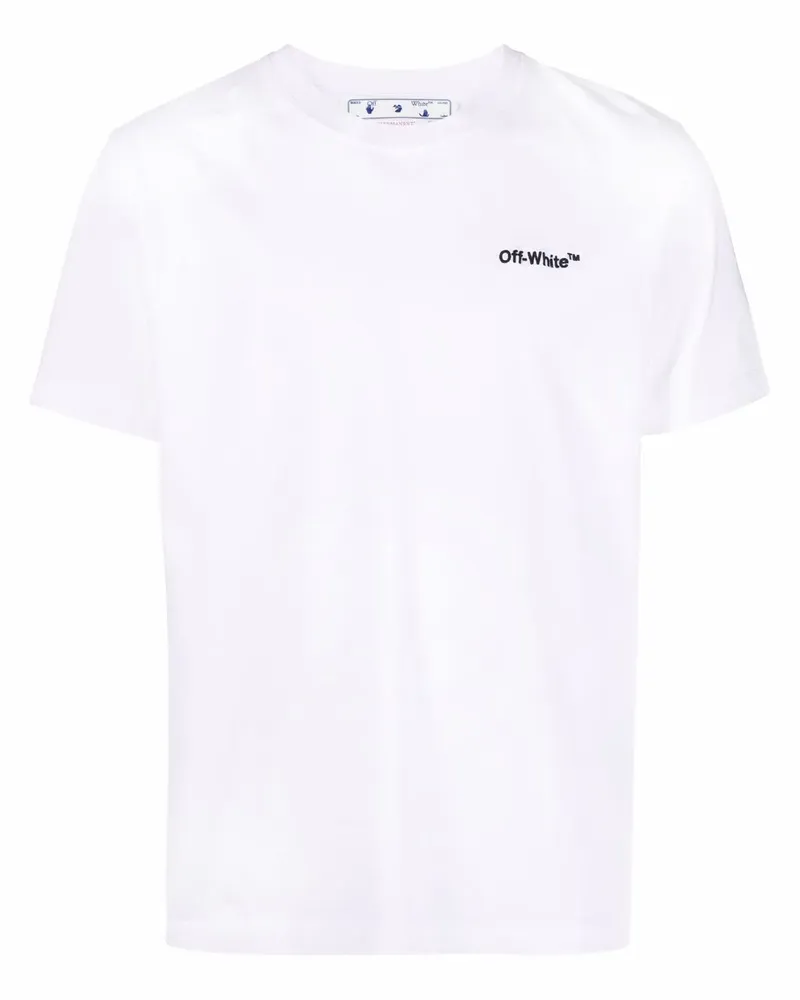 OFF-WHITE Helvetica T-Shirt - Weiß Weiß