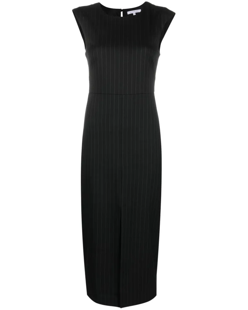 Patrizia Pepe Minikleid mit Nadelstreifen - Schwarz Schwarz