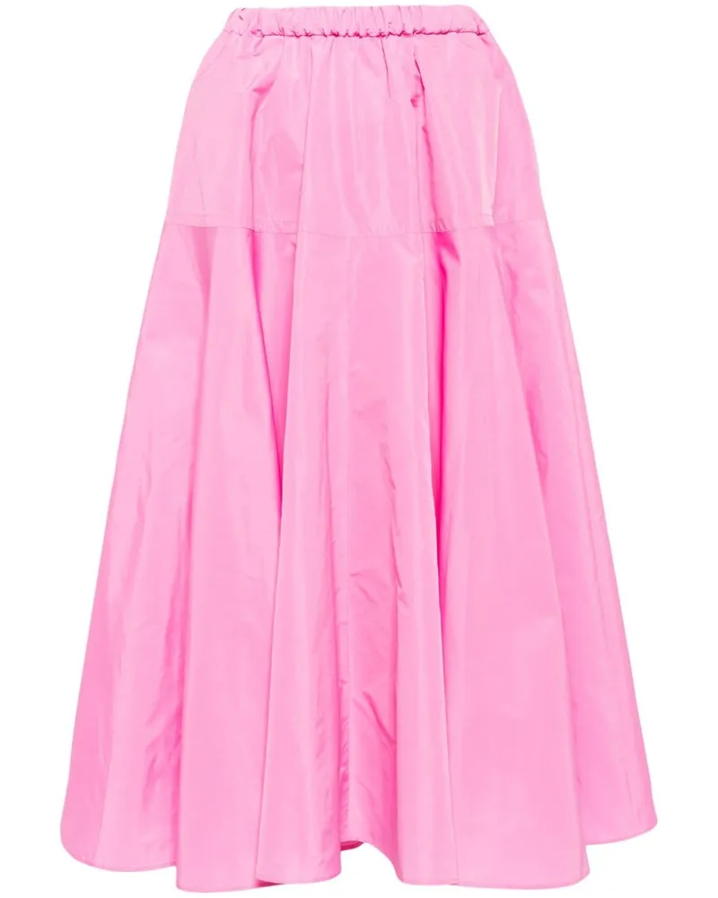 Patou Midirock mit Falten - Rosa Rosa