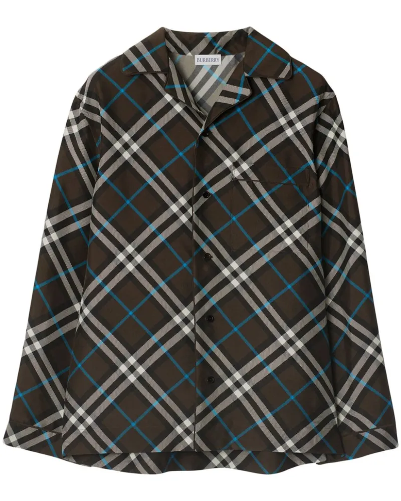 Burberry Hemd mit Vintage-Check - Braun Braun
