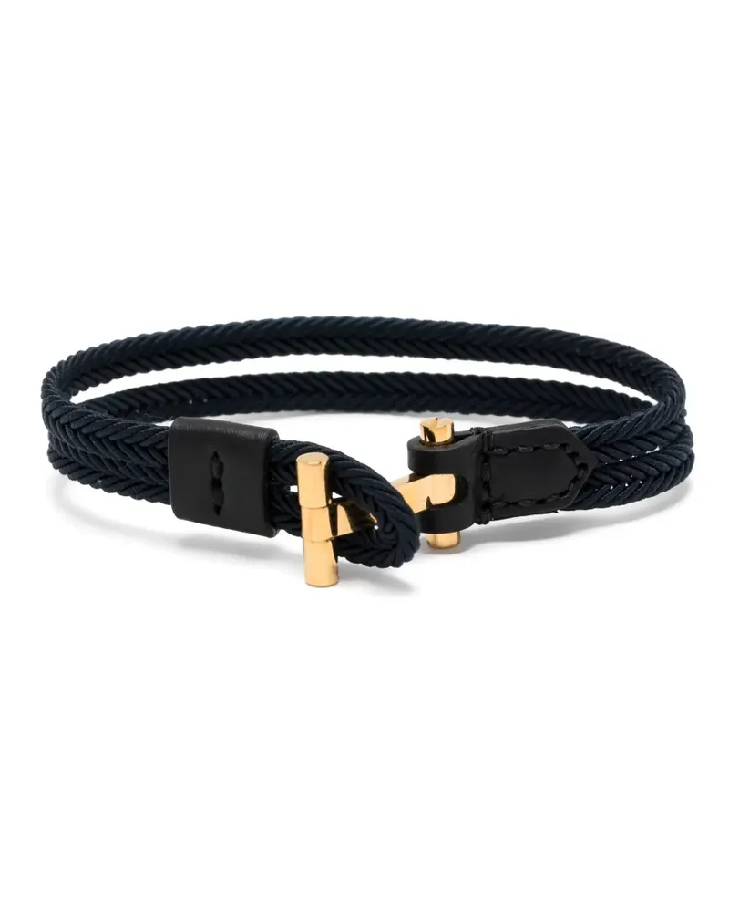 Tom Ford Geflochtenes Armband - 3LN14 NAVY + BLACK 3ln14