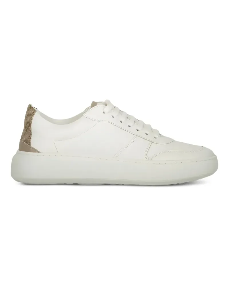 Herno Sneakers mit Monogramm-Detail - Weiß Weiß
