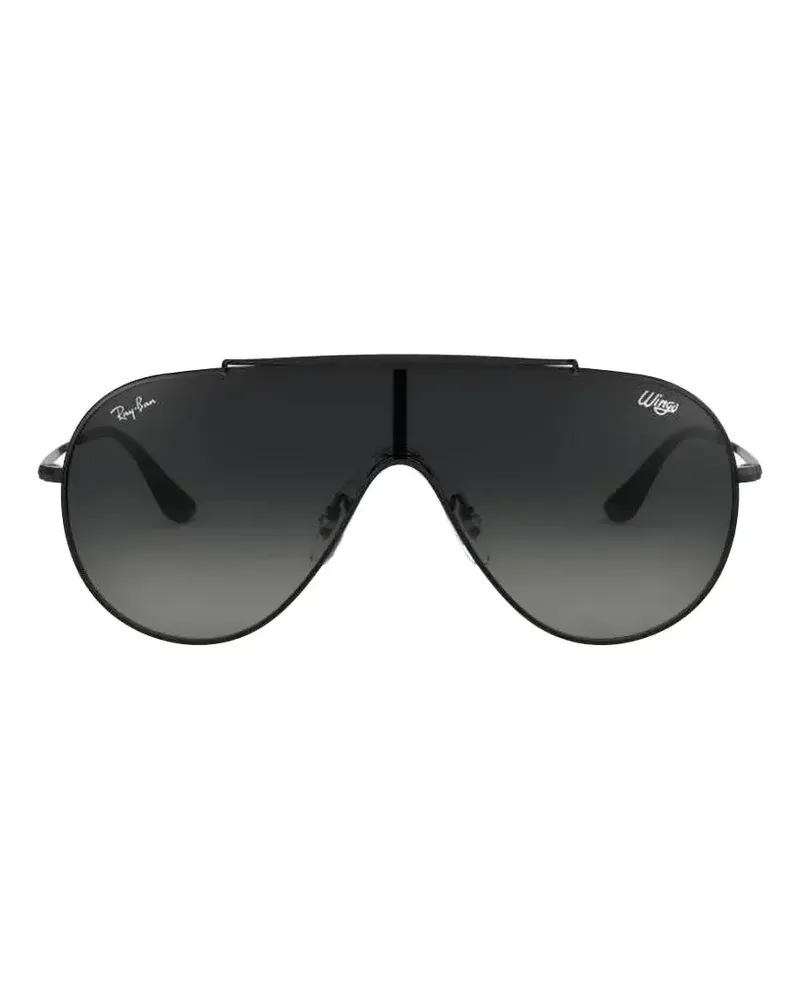 Ray Ban Wings pilot-frame sunglasses - Schwarz Schwarz