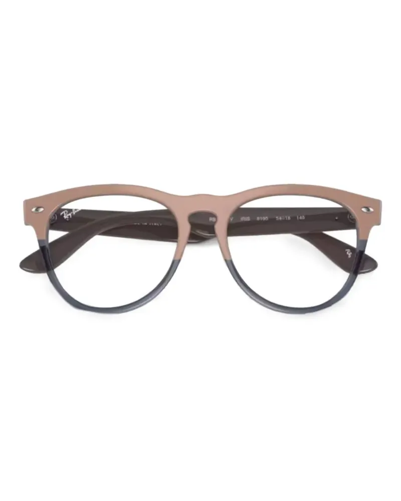 Ray Ban Brille mit rundem Gestell - Nude Nude