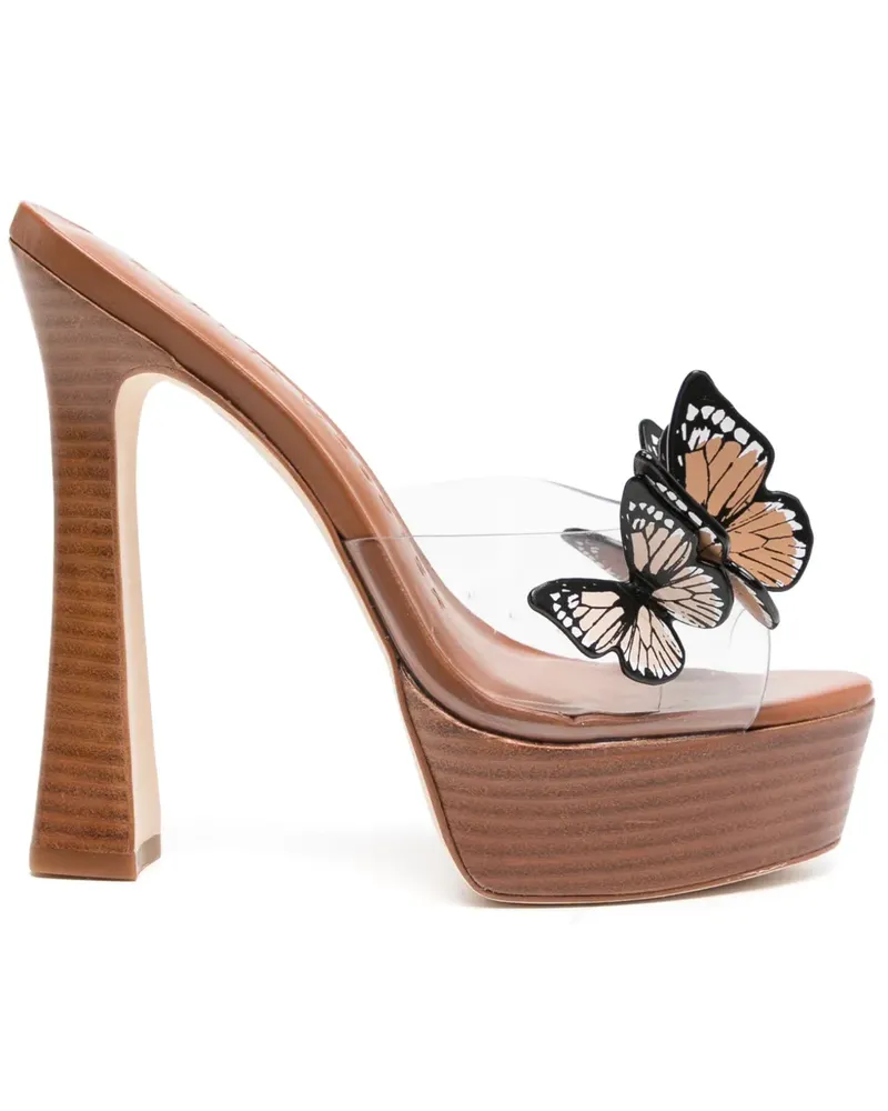 Sophia Webster Sandalen mit Schmetterling 150mm - Braun Braun