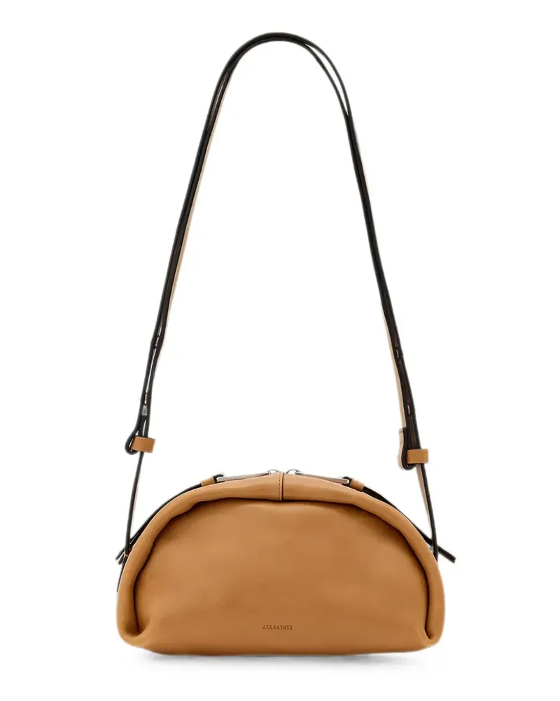 AllSaints Rosalie Umhängetasche mit Logo - Braun Braun