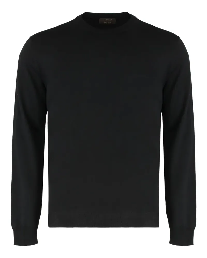 Slowear Pullover mit Rundhalsausschnitt - Schwarz Schwarz