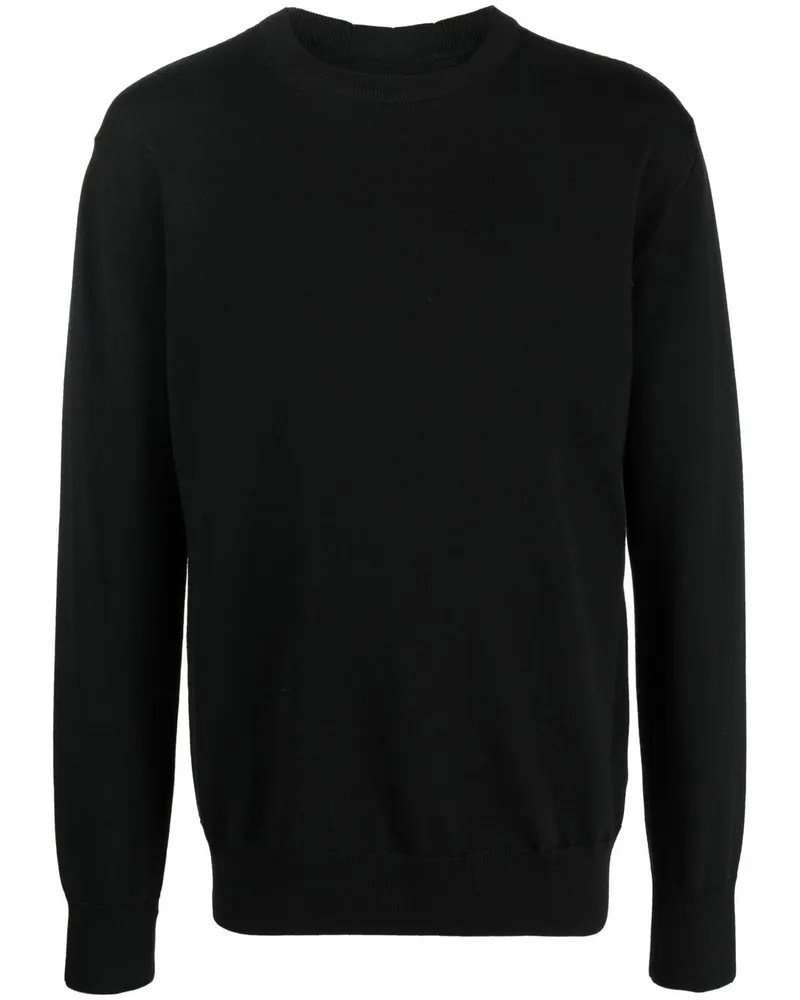 Jil Sander Pullover mit rundem Ausschnitt - Schwarz Schwarz