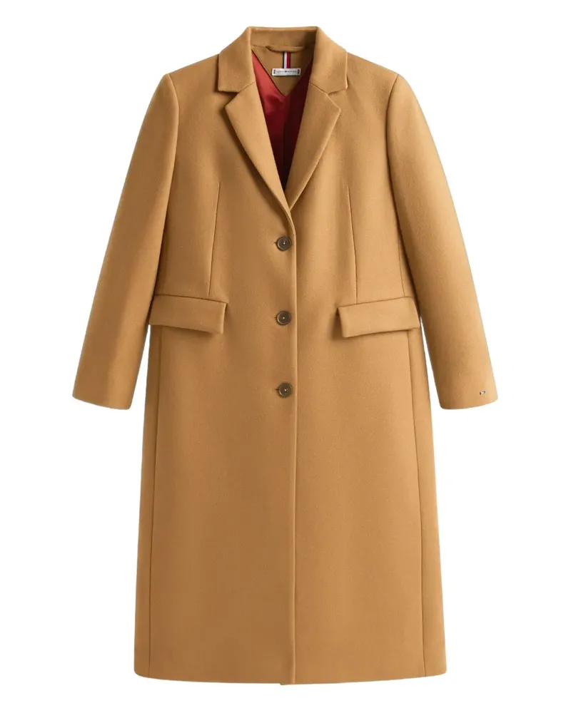 Tommy Hilfiger Mantel mit Taschen - Braun Braun