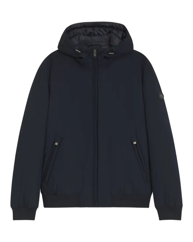 HUGO BOSS Wasserabweisende Jacke mit Double B-Monogramm - Blau Blau