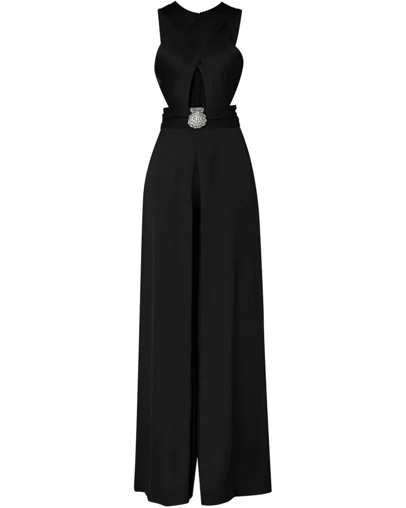 Temperley London Jumpsuit mit Cut-Out - Schwarz Schwarz
