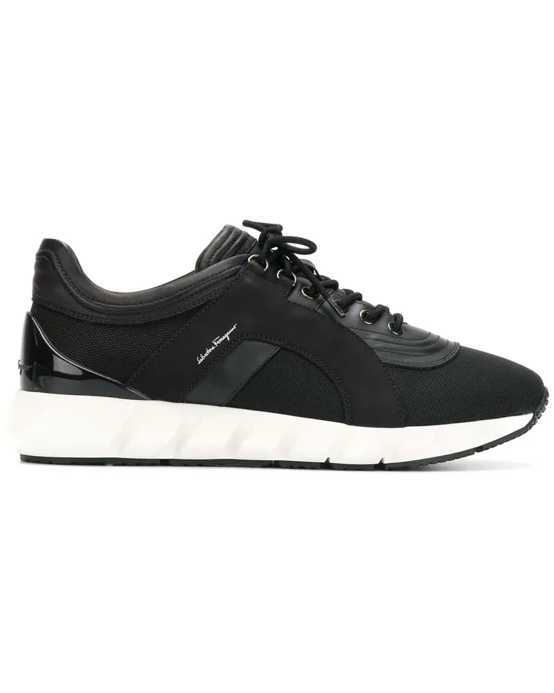 Ferragamo Klassisches Sneakers - Schwarz Schwarz