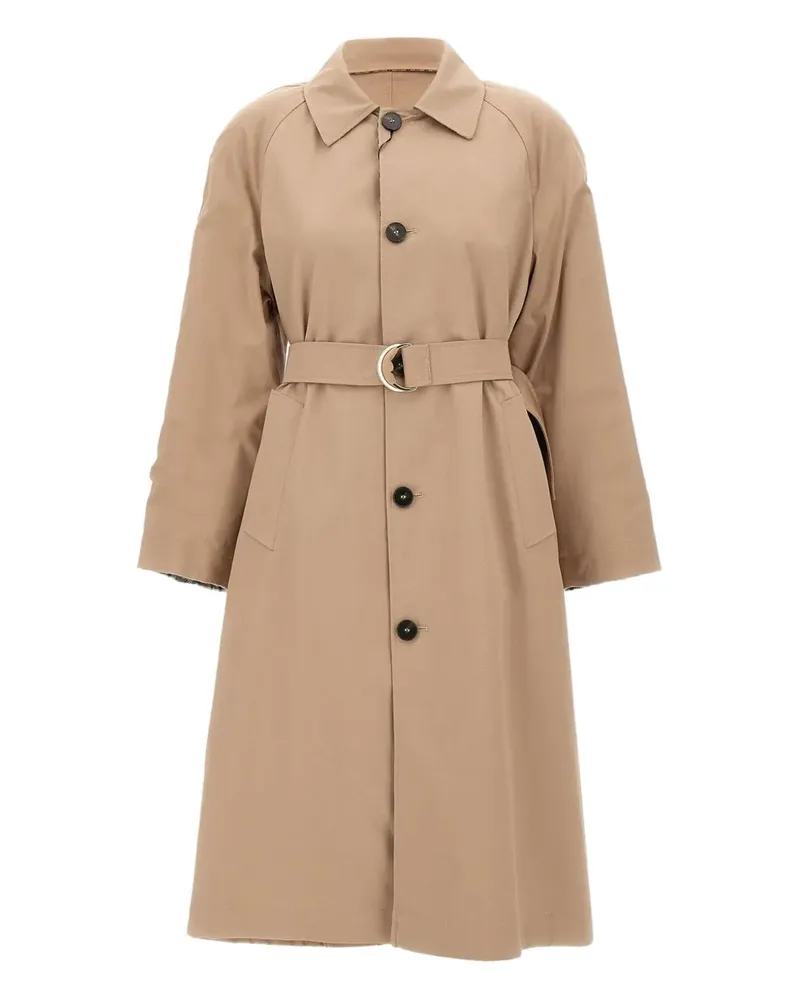 MARELLA Ragusa belted button coat - Nude Nude