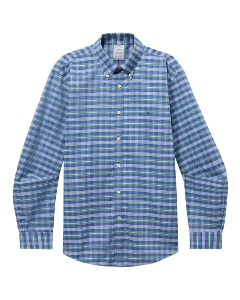 Brooks Brothers Hemd mit Button-down-Kragen - Blau Blau