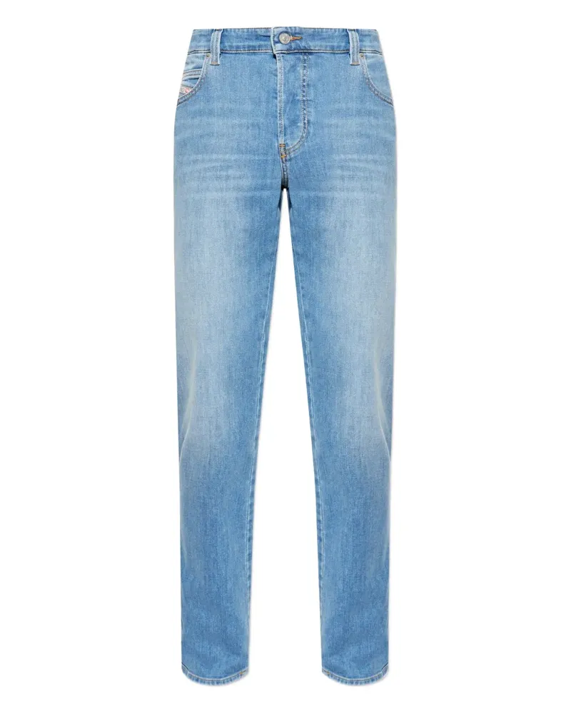 Diesel D-Vyl Jeans mit Logo-Patch - Blau Blau