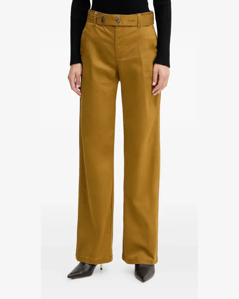 Liu Jo belted trousers - Gelb Gelb