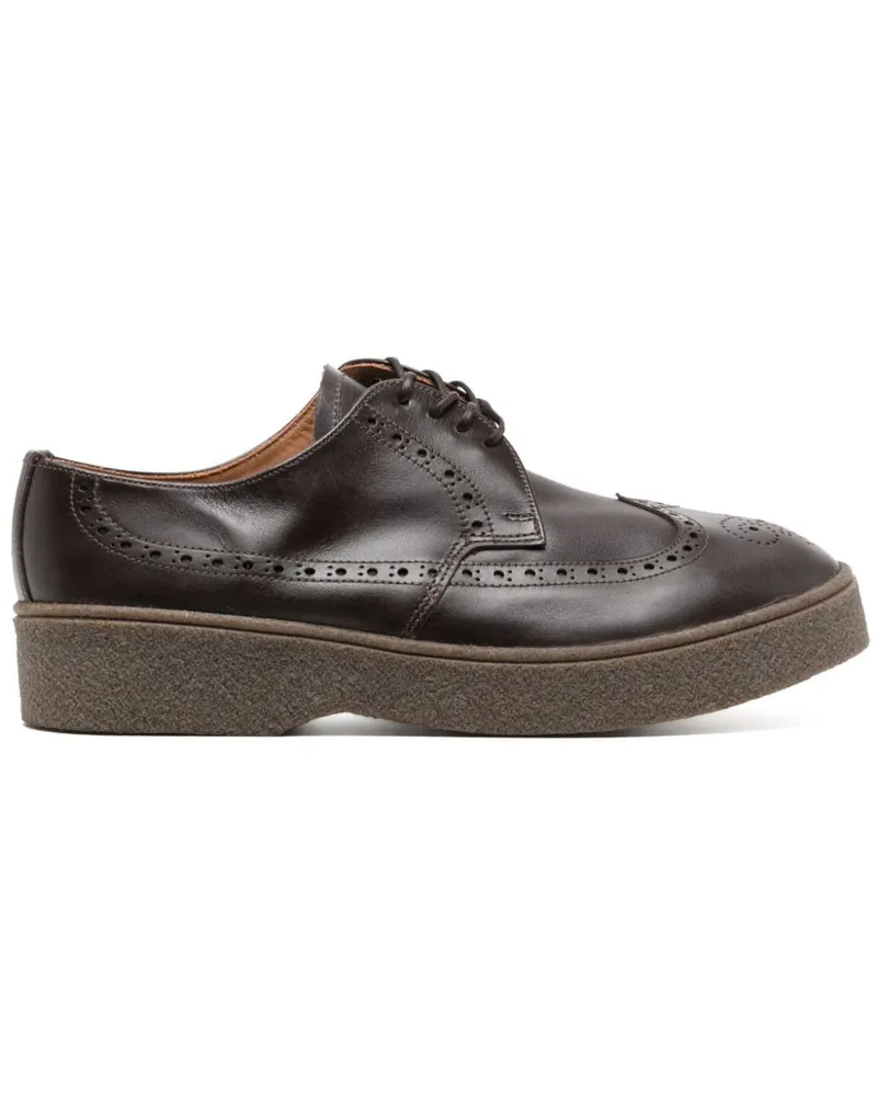 Comme des Garçons Oxford-Schuhe mit Budapestermuster - Braun Braun