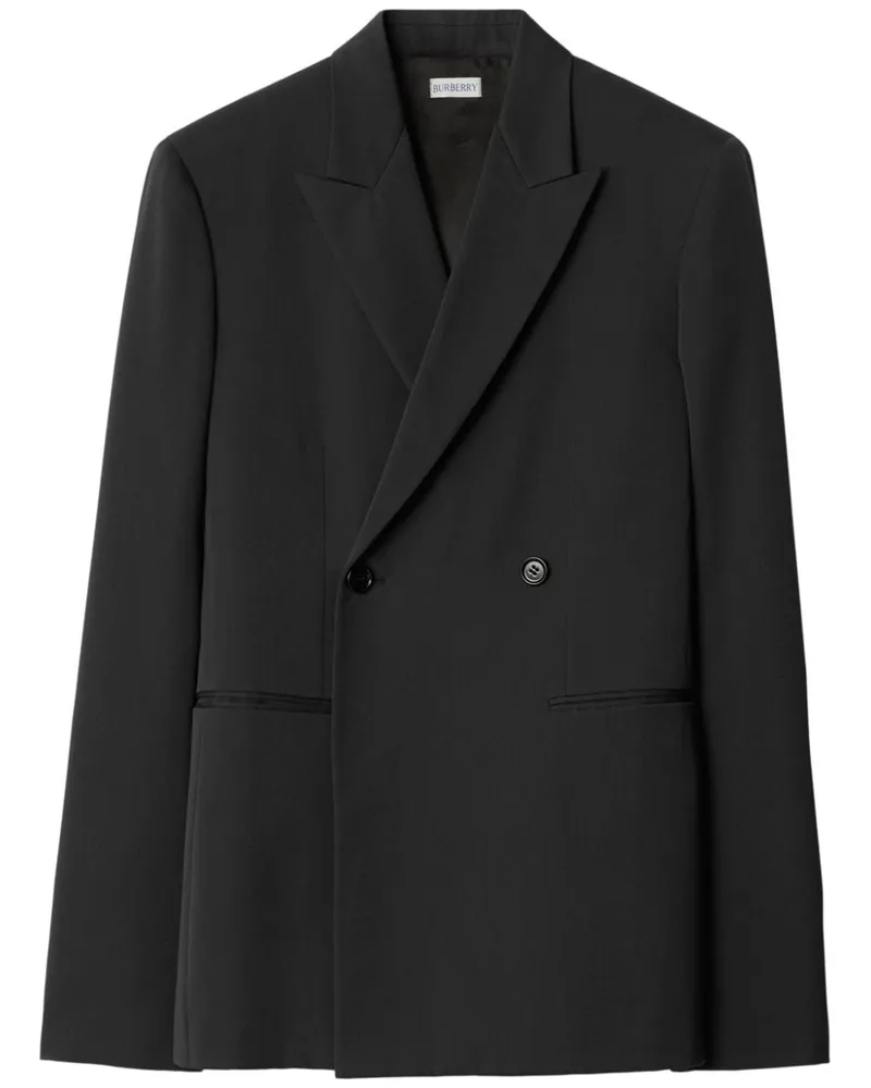 Burberry Doppelreihiges Sakko - Schwarz Schwarz