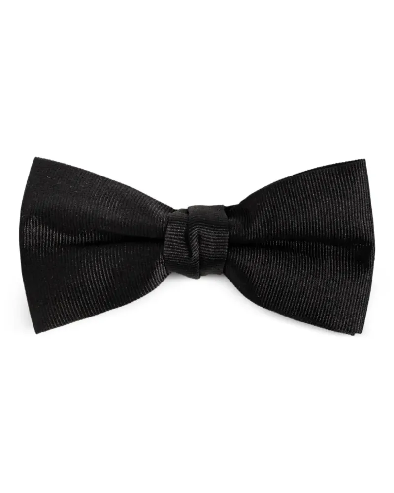 Givenchy Gerippte Fliege - Schwarz Schwarz